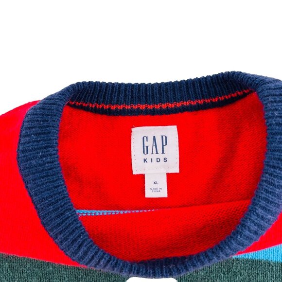 Gap Kids XL Rainbow Stripe Sweater Pullover - Picture 2 of 6